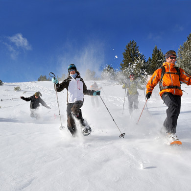 village vacances sport egat raquettes a neige